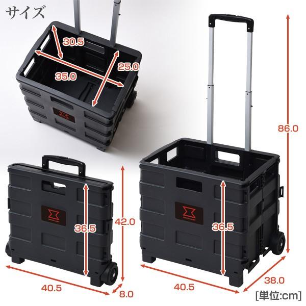 ショッピングカート 山善 ショッピングカート 折りたたみ 26Lタイプ WOC-26 : くらし