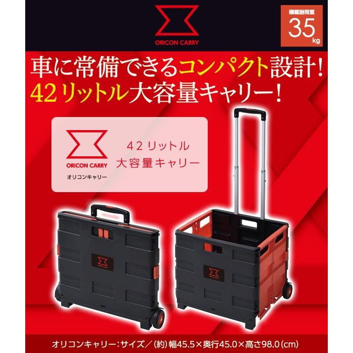 山善（YAMAZEN） ショッピングカート 折りたたみ 42Lタイプ WOC-42