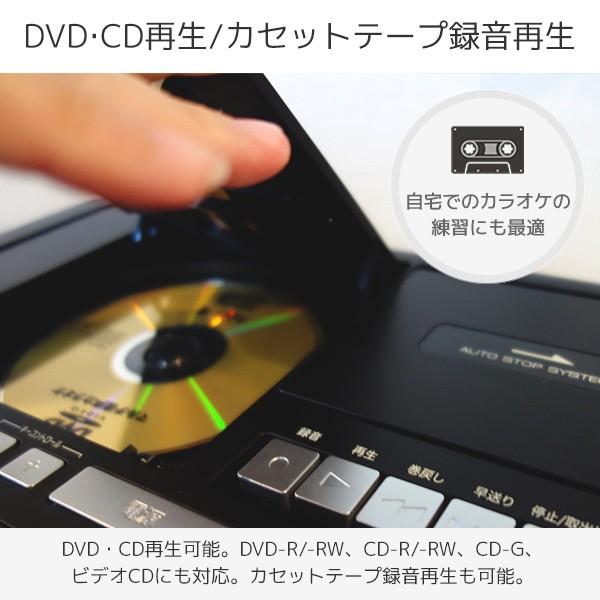 DVDカラオケシステム ワイヤレスマイク2本付き DVD-K110 カラオケシステム カラオケ お家カラオケ 太知ホールディングス(ANABAS)05