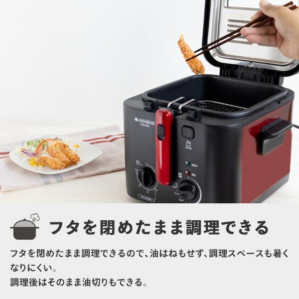 ANABAS フライヤー 電気フライヤー 2.5L おウチで揚げもの屋さん ANABAS フライヤー 電気フライヤー 2.5L おウチで揚げもの屋さん