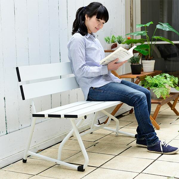 山善（YAMAZEN） ガーデンファニチャー ベンチ ガーデンベンチ 屋外 庭