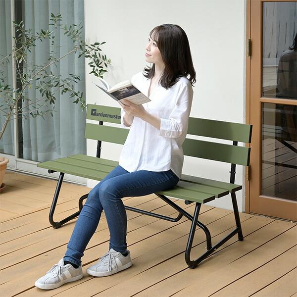 山善（YAMAZEN） ガーデンファニチャー ベンチ ガーデンベンチ 屋外 庭