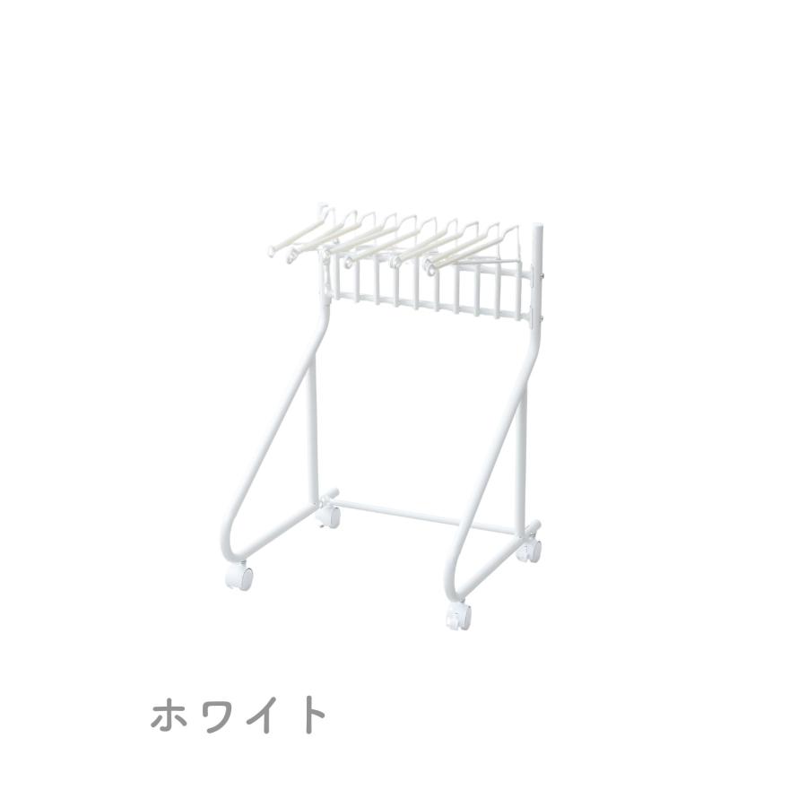 山善（YAMAZEN） スラックスハンガー パンツラック 跡がつかない 10本