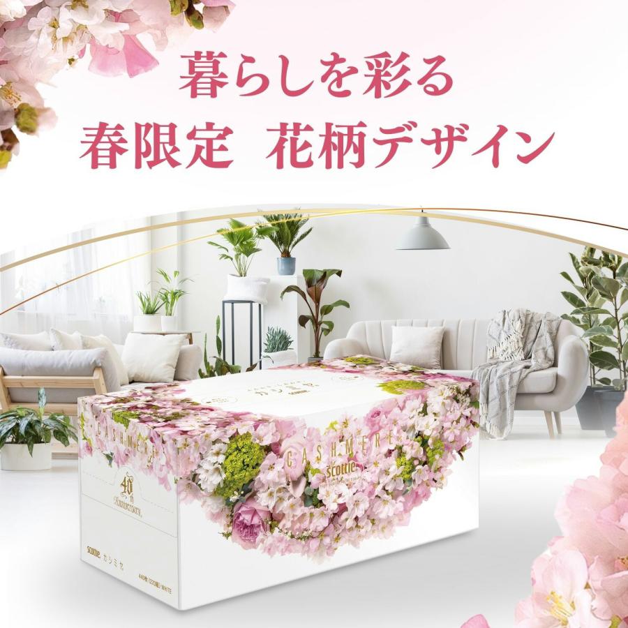 スコッティ（scottie） カシミヤ ティッシュペーパー さくら 日本製