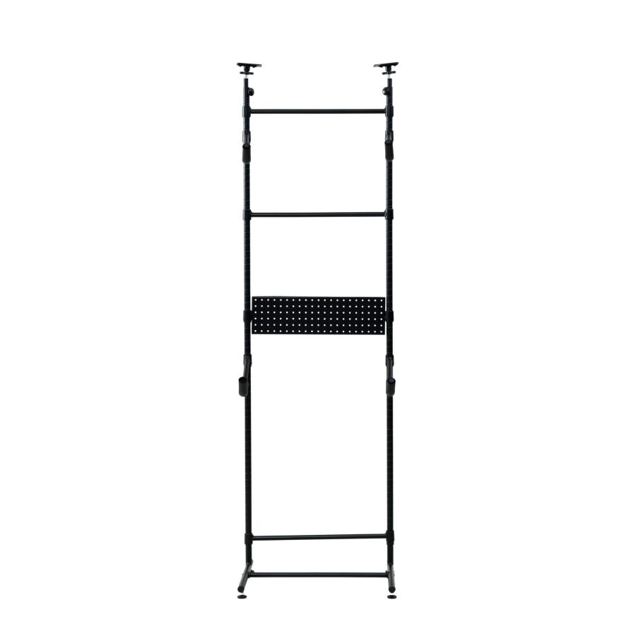 山善（YAMAZEN） 突っ張り 自転車 スタンド ラック 幅62.5 奥行43.5 高