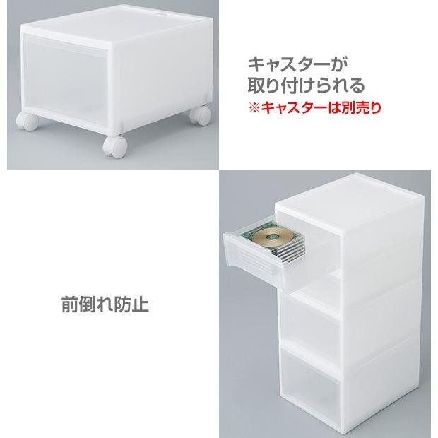 RISU（リス） スタックシステム M 収納ボックス 収納ケース A4 (2個