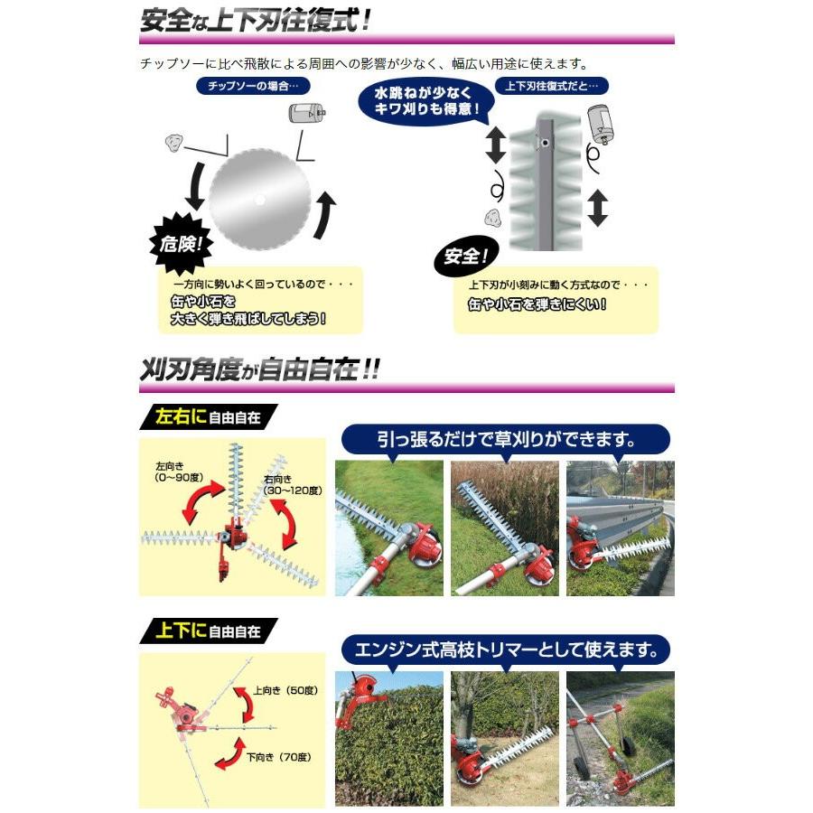 ニシガキ工業 芝刈機 L型バリカン500 N-832 刈払機 除草機 利器 農工具