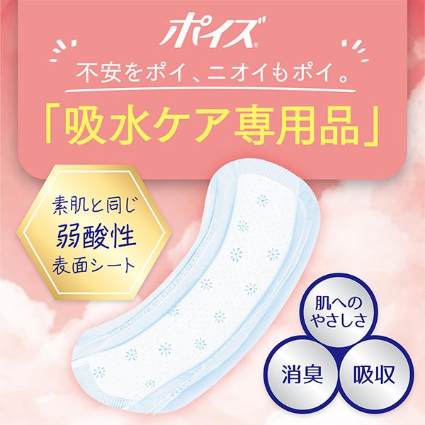日本製紙クレシア ポイズ さらさら吸水 吸水ナプキン 70cc 無香料 日本