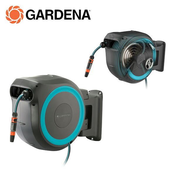 散水ホース 自動巻取り 家庭用 ガーデニング 伸縮式 多機能洗車用 壁掛け式 GARDENA ホース ホースリール 散水ホース 洗車ホース 水撒き