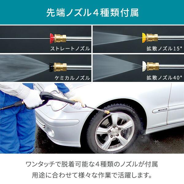 高圧洗浄機 エンジン式  高圧ホース10m付き 最大圧力12MPa EPW-1200D 高圧洗浄器 外壁 玄関 掃除 清掃 家庭用 業務用 農家用 ナカトミ(NAKATOMI) ドリームパワー｜e-kurashi｜06