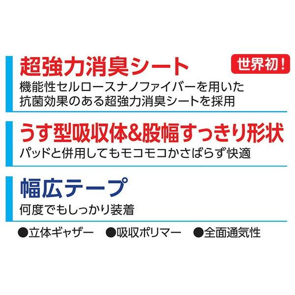 日本製紙クレシア アクティ テープ止めすっきりタイプ Mサイズ20枚×4