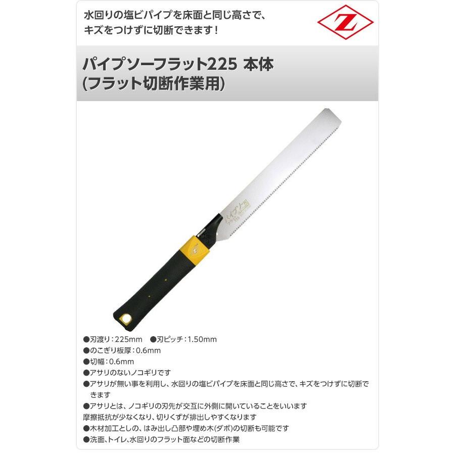 ゼット（ZETT） パイプソーフラット225 本体 (フラット切断作業用