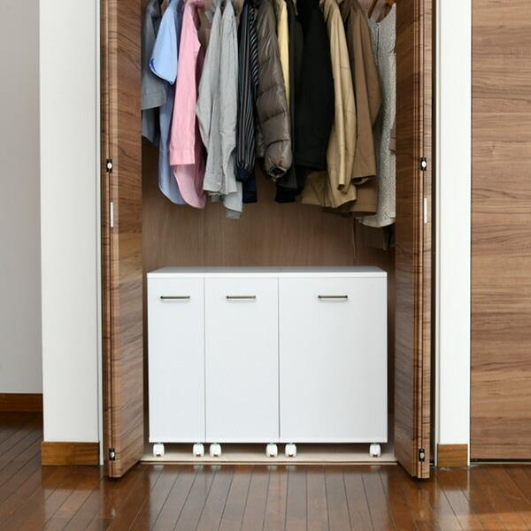 山善（YAMAZEN） 収納ラック キャスター付き 2個組 幅38 奥行き48 高さ