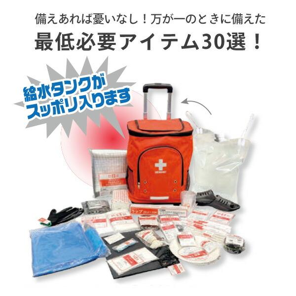 山善(YAMAZEN) 防災リュック 30点 セット 【防災士監修】 一次避MM 山善（YAMAZEN） リュック＆キャリー型 防災バッグ30 防災グッズ 30点