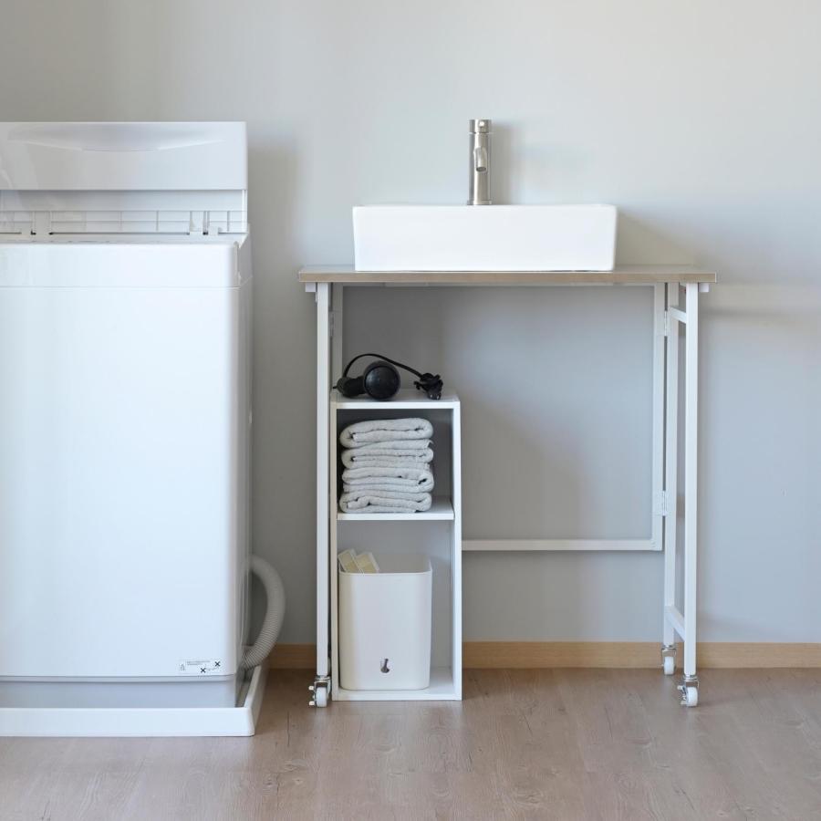 山善（YAMAZEN） 棚が動かせる カラーボックス スリム 2段 幅25 奥行き