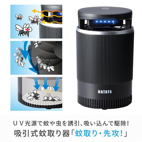 HATAYA 蚊取り・先攻! UV光源蚊取り器 吸引式蚊取り器 KTS-1