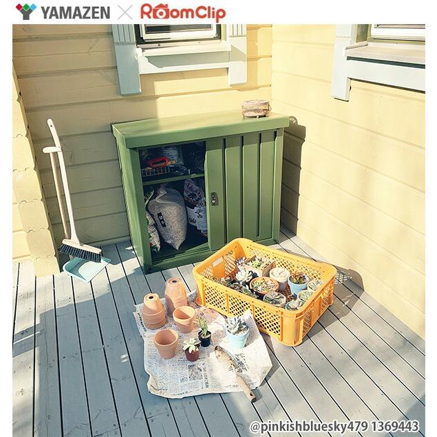 物置 収納庫 屋外 おしゃれ 小型 (幅90奥行45高さ84)DSSB-098 : くらし