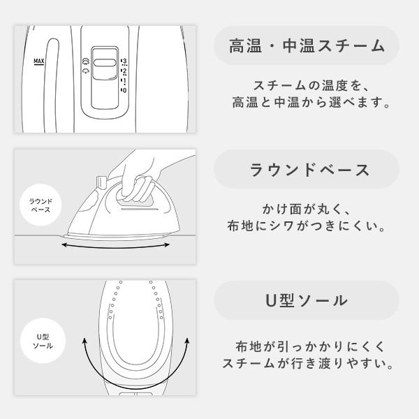 Panasonic（パナソニック） コードレス スチームアイロン コンパクト