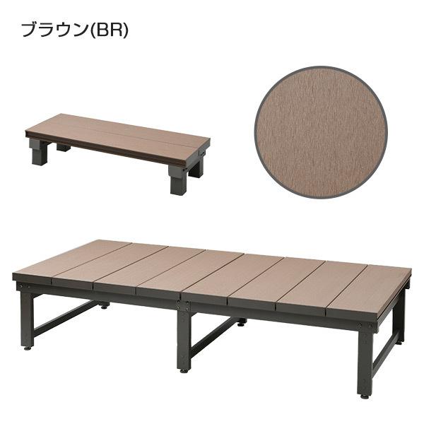 ウッドデッキ 人工木 DIY 人工木材 セット (幅180×奥行90cmタイプ) ステップ付き 1890＆AWS-9036｜e-kurashi｜11