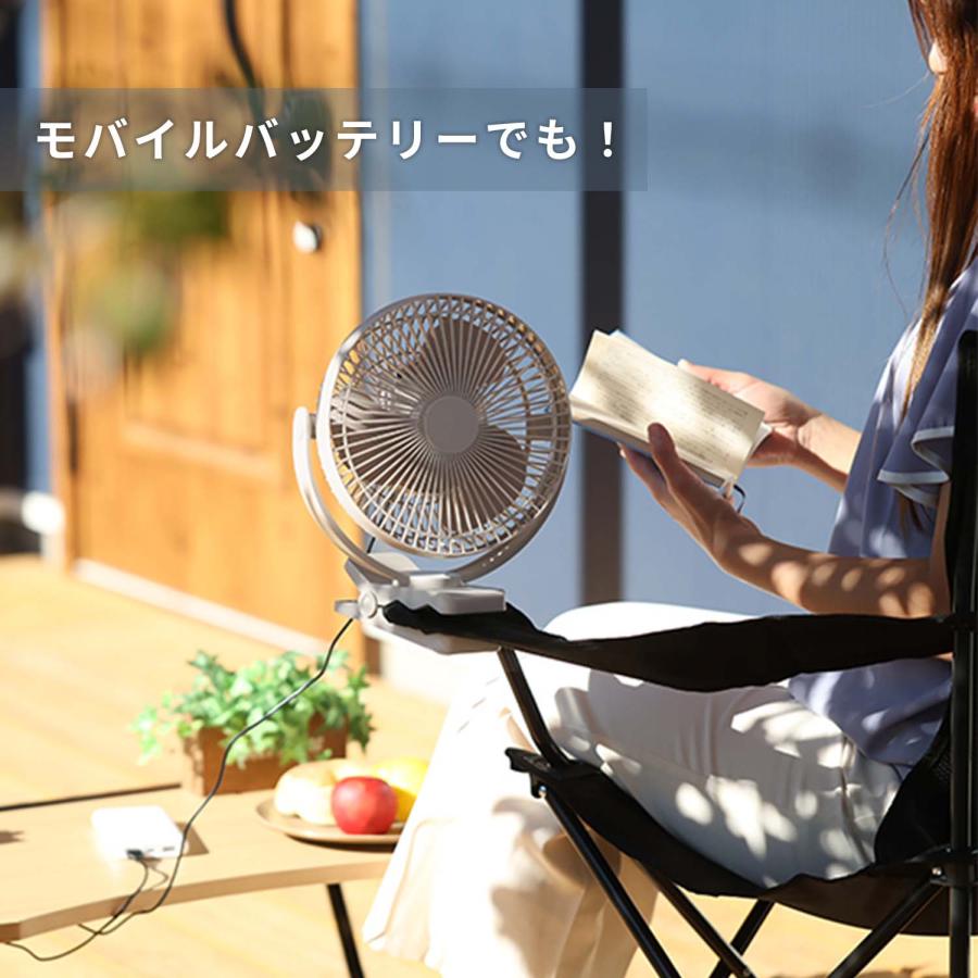 TOPLAND（トップランド） 扇風機 どこでもFANTASTIC 2WAYクリップ 卓上