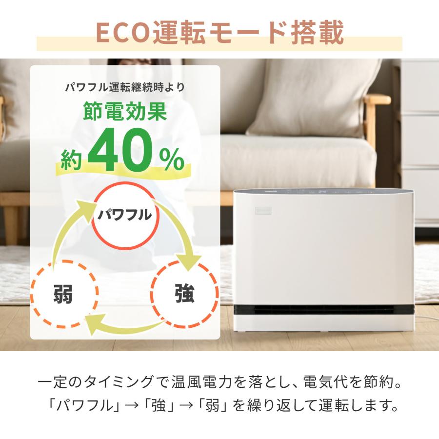 山善（YAMAZEN） ヒーター パネルセラミックヒーター ワイド 温度