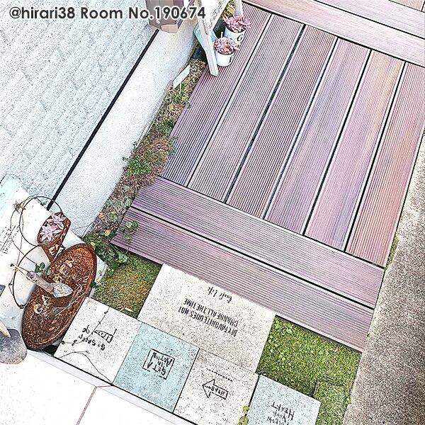 山善 ウッドデッキ ガーデンファニチャー グランドデッキパネル 人工木