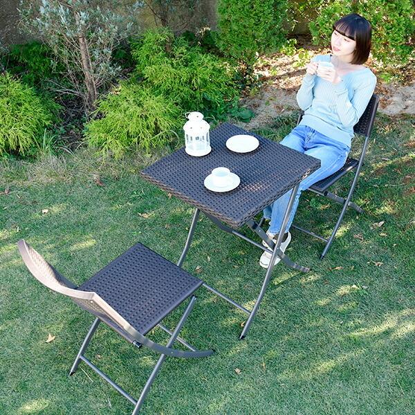 山善 ガーデンテーブルセット ガーデンテーブル ガーデンチェア 山善 ガーデンテーブルセット ガーデンテーブル ガーデンチェア