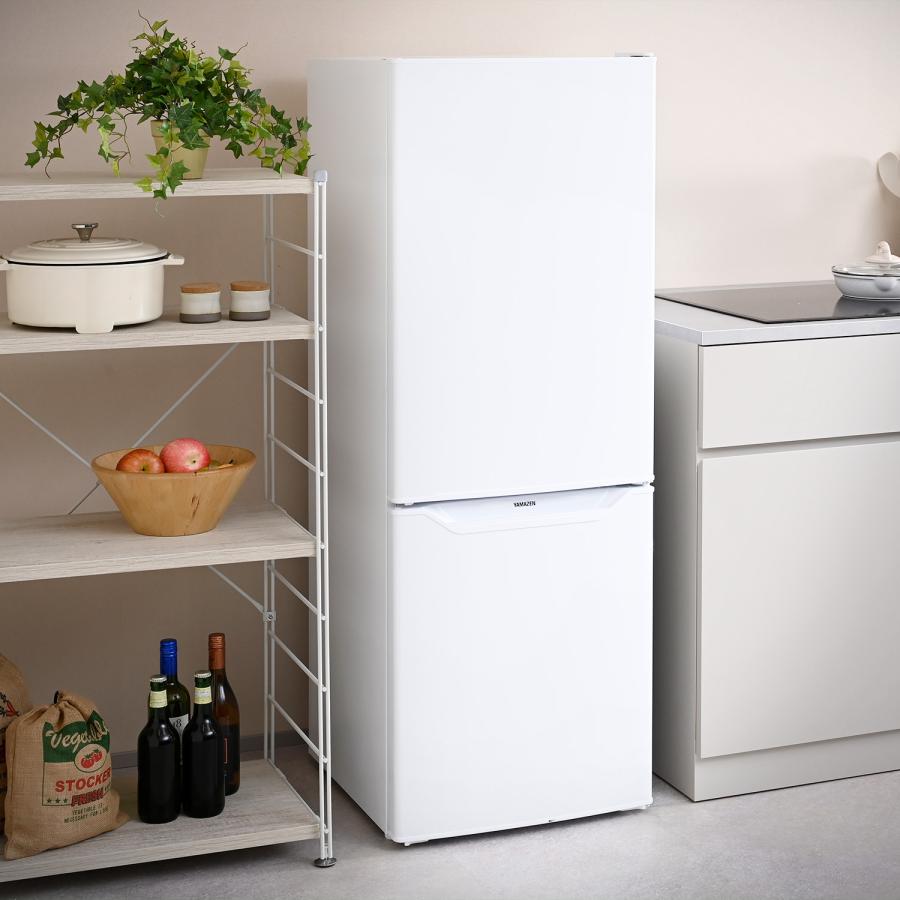 山善（YAMAZEN） 冷蔵庫 2ドア冷凍冷蔵庫 173L (冷蔵室121L/冷凍室52L