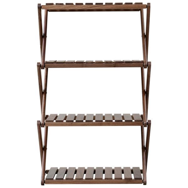 ラック 4段 B4r 01 Wn 折りたたみ ラック 棚 シェルフ アウトドア ラック 軽量 収納棚 キャンプ 木製ラック ウッドラック おしゃれ キャリーバッグ付き Batonus くらしのeショップ 通販 Paypayモール