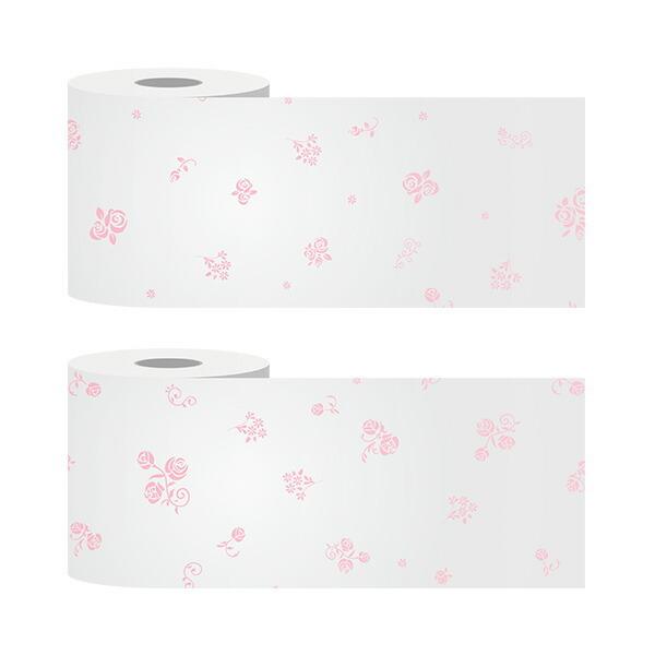クリネックス トイレットペーパー 1.5倍 長持ち プリント ダブル