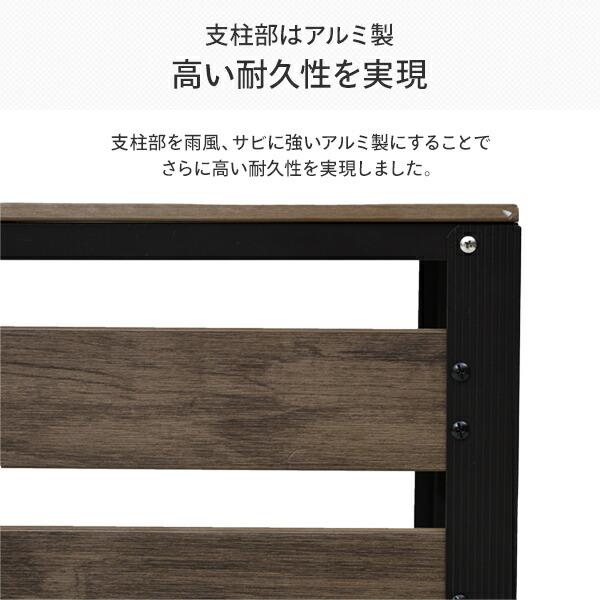 山善（YAMAZEN） 室外機カバー エアコン室外機カバー アルミ おしゃれ