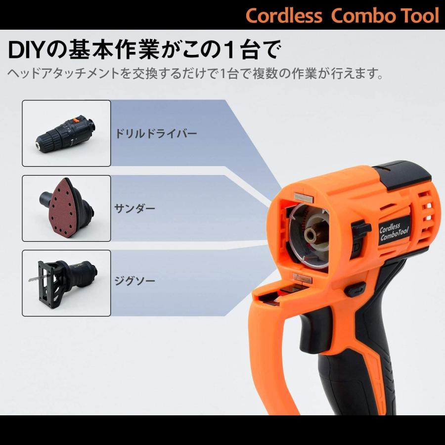 コードレスコンボツール ベーシック 18V電池パック×2個 (バッテリー/3 