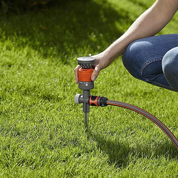 GARDENA 回転式スパイクスプリンクラー 回転角度調整可 Vario ガルデナ