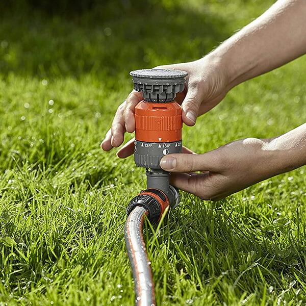 GARDENA 回転式スパイクスプリンクラー 回転角度調整可 Vario ガルデナ