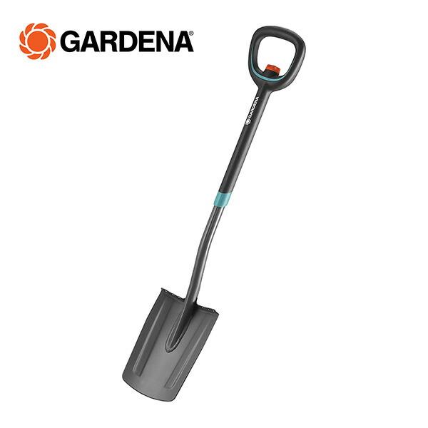 GARDENA シャベル 角型 伸縮型 106cm-126cm ErgoLine 17020-20