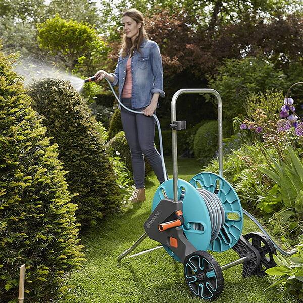 散水ホース 20m 屋外 ホースリール 家庭用 ホース 180度回転 おしゃれ 楽天市場】壁掛け ホースリール 20m 散水ホース 自動巻き戻し 壁掛け式