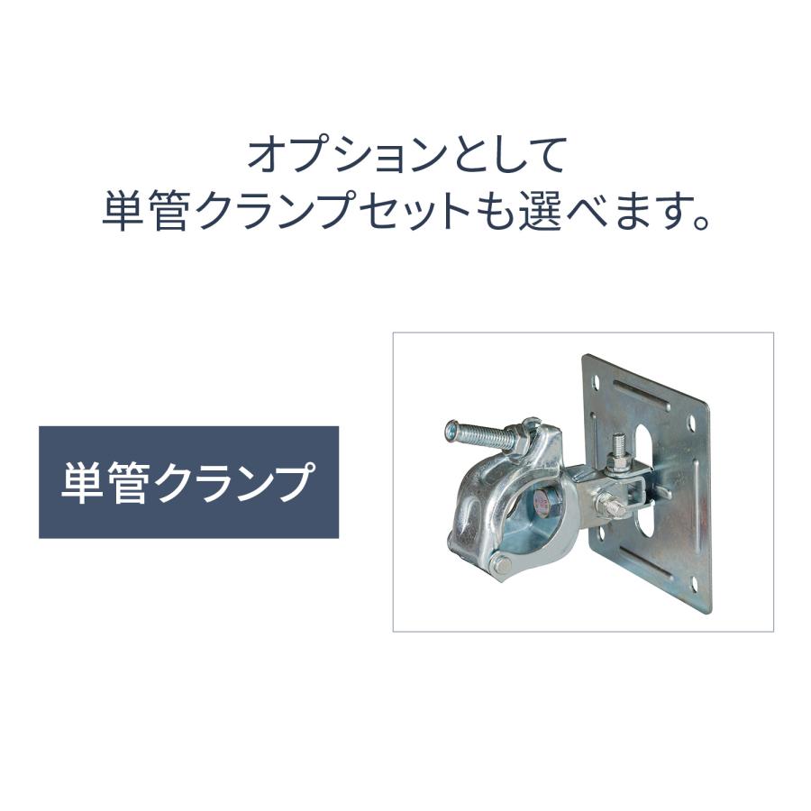 ナカトミ 工場扇 45cm 壁掛け式工場扇 単管クランプセットTZW-45P WFC
