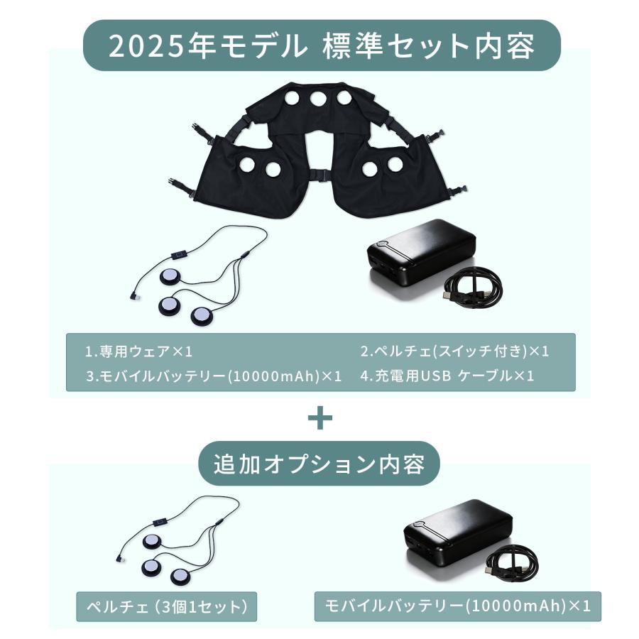 山善（YAMAZEN） ペルチェベスト メッシュ YPLT-FM3 2025年 冷却モード