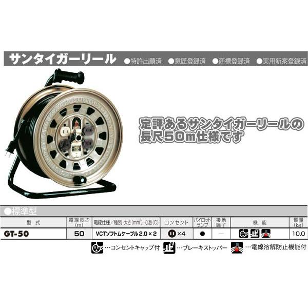 HATAYA（ハタヤ） サンタイガーリール コードリール GT-50 : くらしのe 