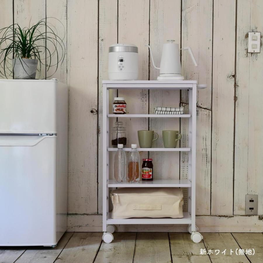 【最終値下げ】多用途キッチンワゴン 山善 ワゴン 棚が動かせる キッチンワゴン ハイタイプ 幅30 奥行