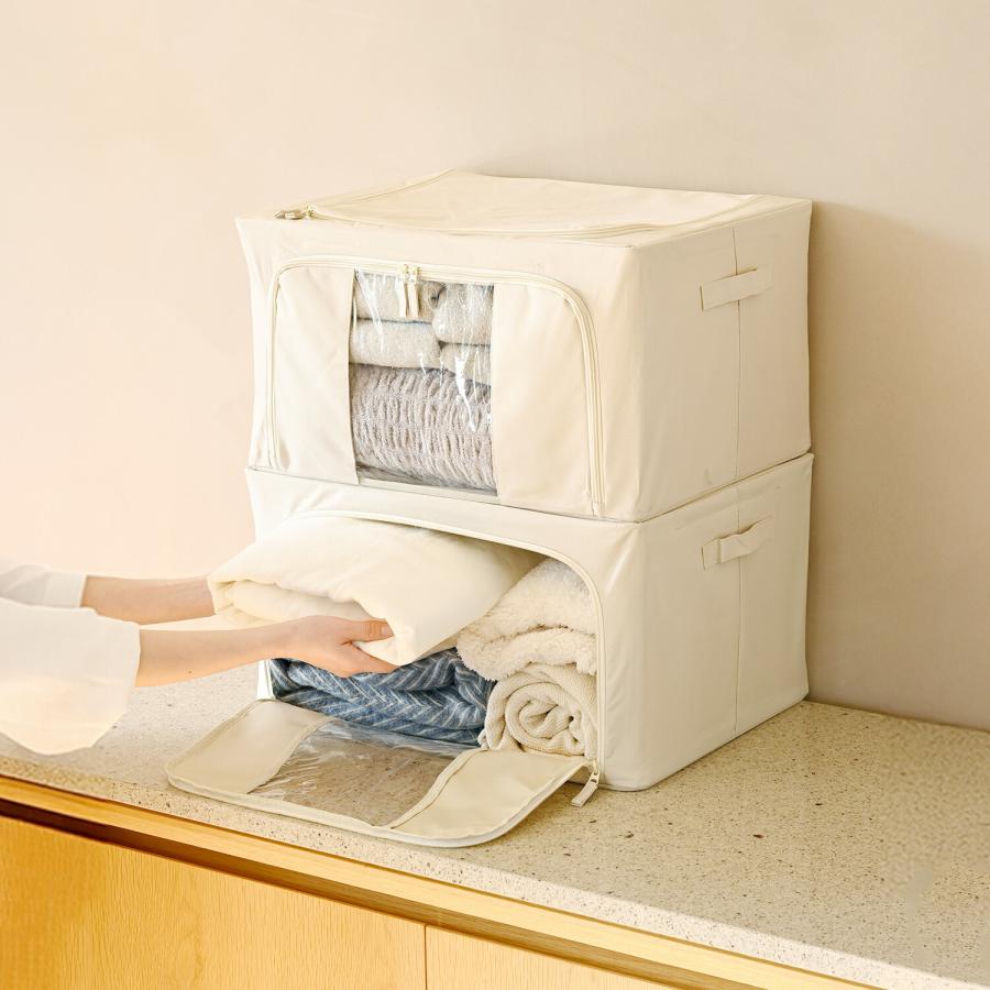 ⚠️ ぴぴ　⚠️山善YAMAZEN ルームス チェスト 衣装ケース　２セット 山善（YAMAZEN） 2個セット 布 収納ボックス 収納ケース 衣装ケース 前
