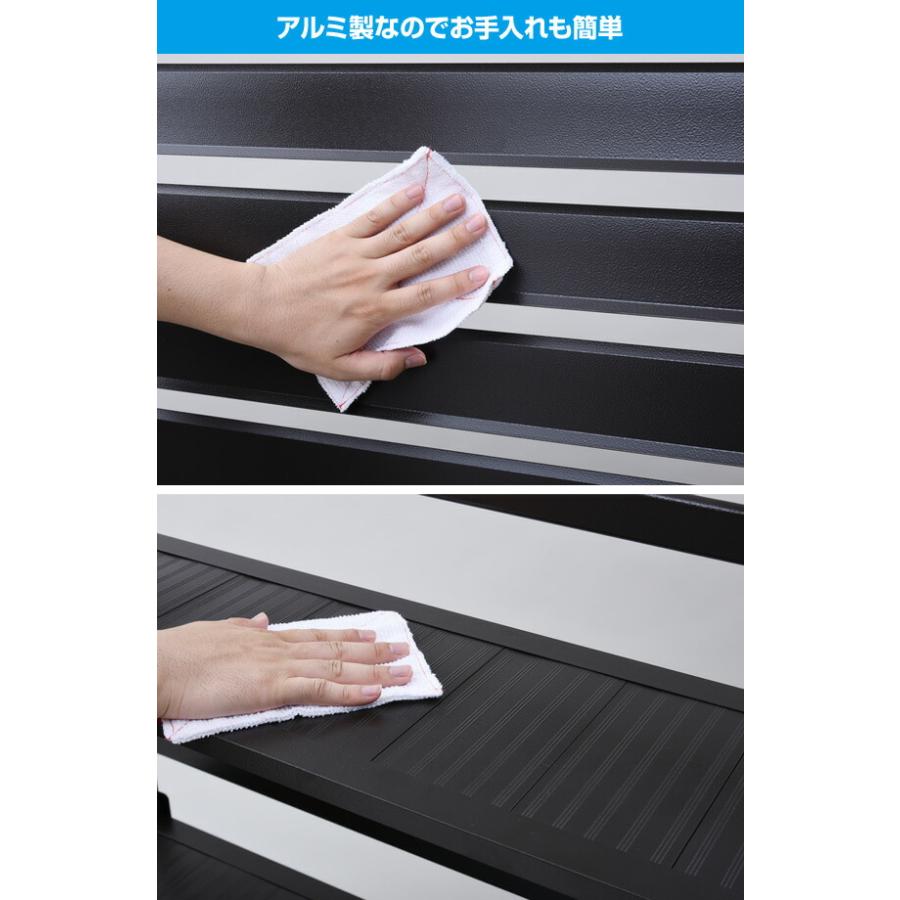山善 エアコン 室外機カバー 棚付きアルミ エアコンカバー　KAAC-90T KAAC-90T(WH) 棚付き アルミ エアコン室外機カバー 1台 YAMAZEN(山善
