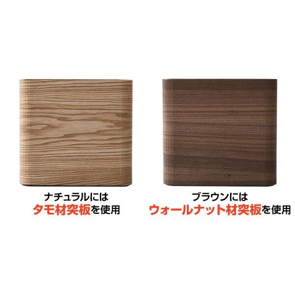 山善（YAMAZEN） 収納ケース 収納ボックス 木箱 浅型 スリム 幅19