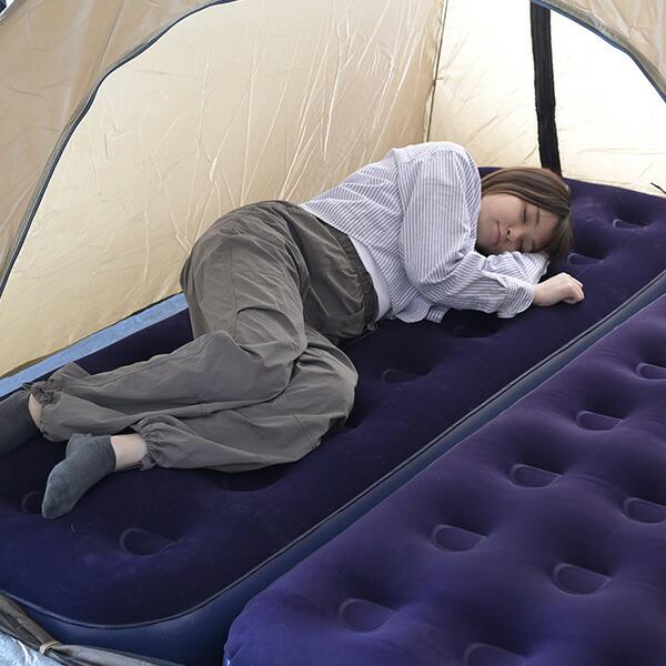 山善（YAMAZEN） エアーベッド エアーマット シングル ポンプ付き