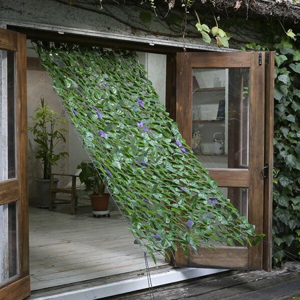 グリーンフェンス リーフラティス 約100&times;200cm 6台セット LLH-12C*6/LLS-12C*6/LLH-PMS12*6 グリーンフェンス 緑のカーテン グリーンカーテン リーフフェンス