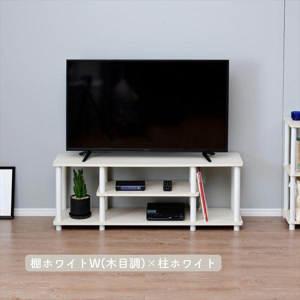 テレビ台 43インチ 幅111.5 奥行30 高さ41.5cm 43型 ローボード テレビボード テレビラック TV台 TVラック ロータイプ ナチュラルインテリア 北欧インテリア｜e-kurashi｜09