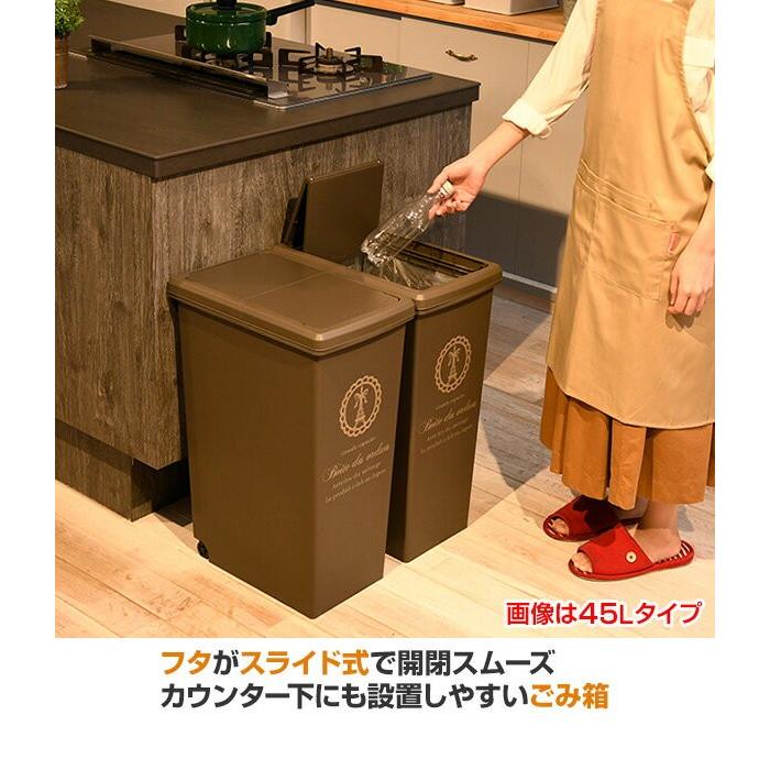ゴミ箱 リットル ふた付き おしゃれ スリム スライドペール l フタ付き ごみ箱 ダストボックス 分別 ペール くらしのeショップ 通販 Paypayモール