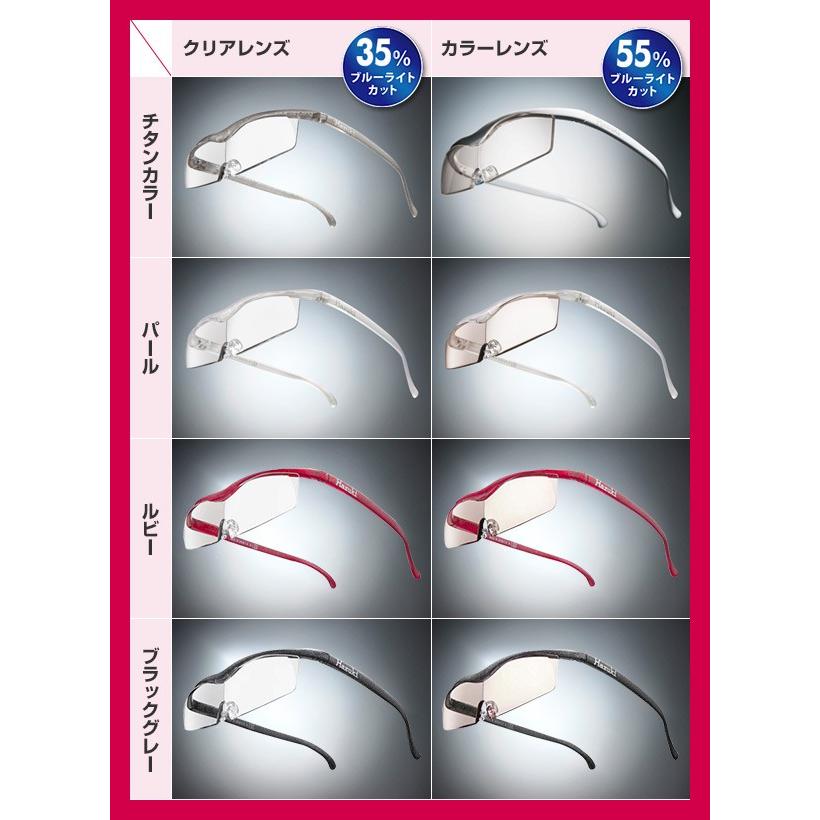 Hazuki（ハズキルーペ） 正規品 コンパクト レンズ10年保証 拡大率1.85