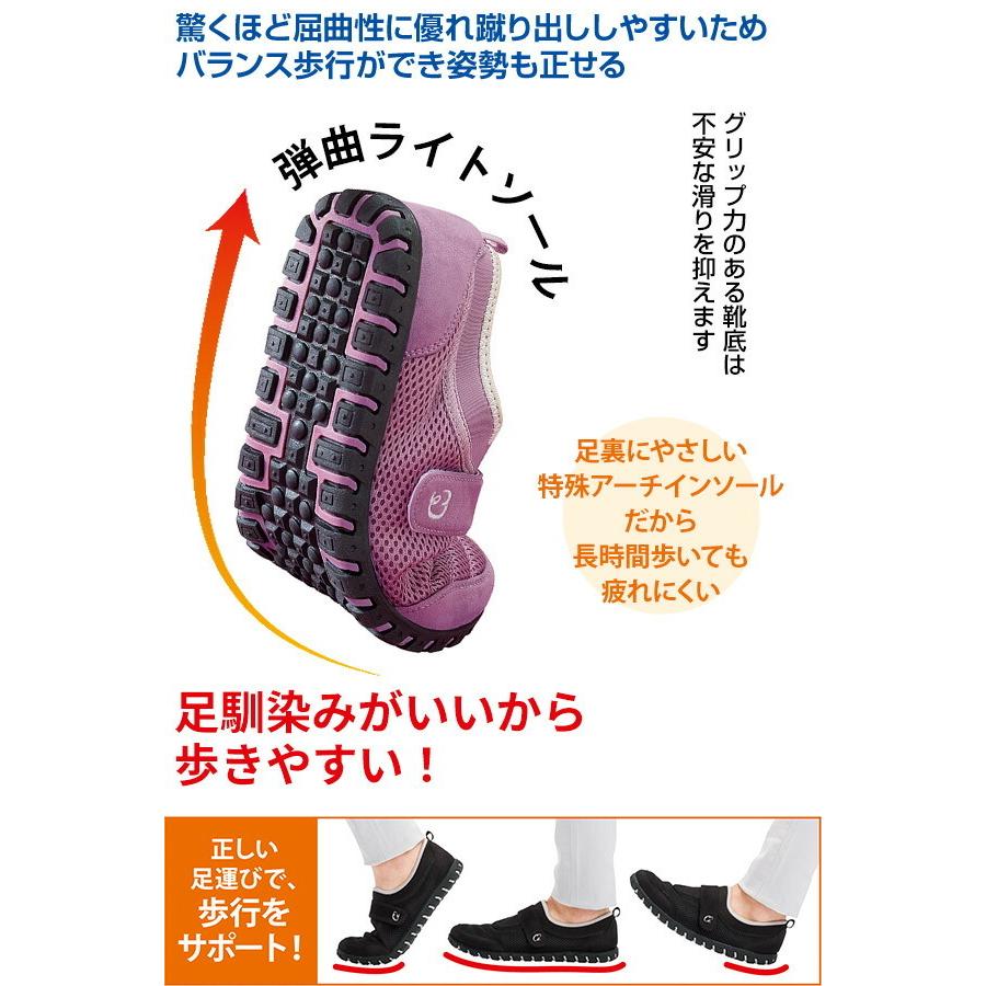 メイダイ 勝野式 軽やかウォーカー 靴 くつ レディース シューズ