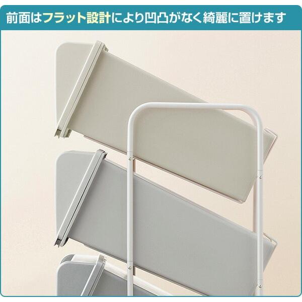 RISU（リス） ゴミ箱 分別 縦型 21L×5段 キャスター付きコンテナ